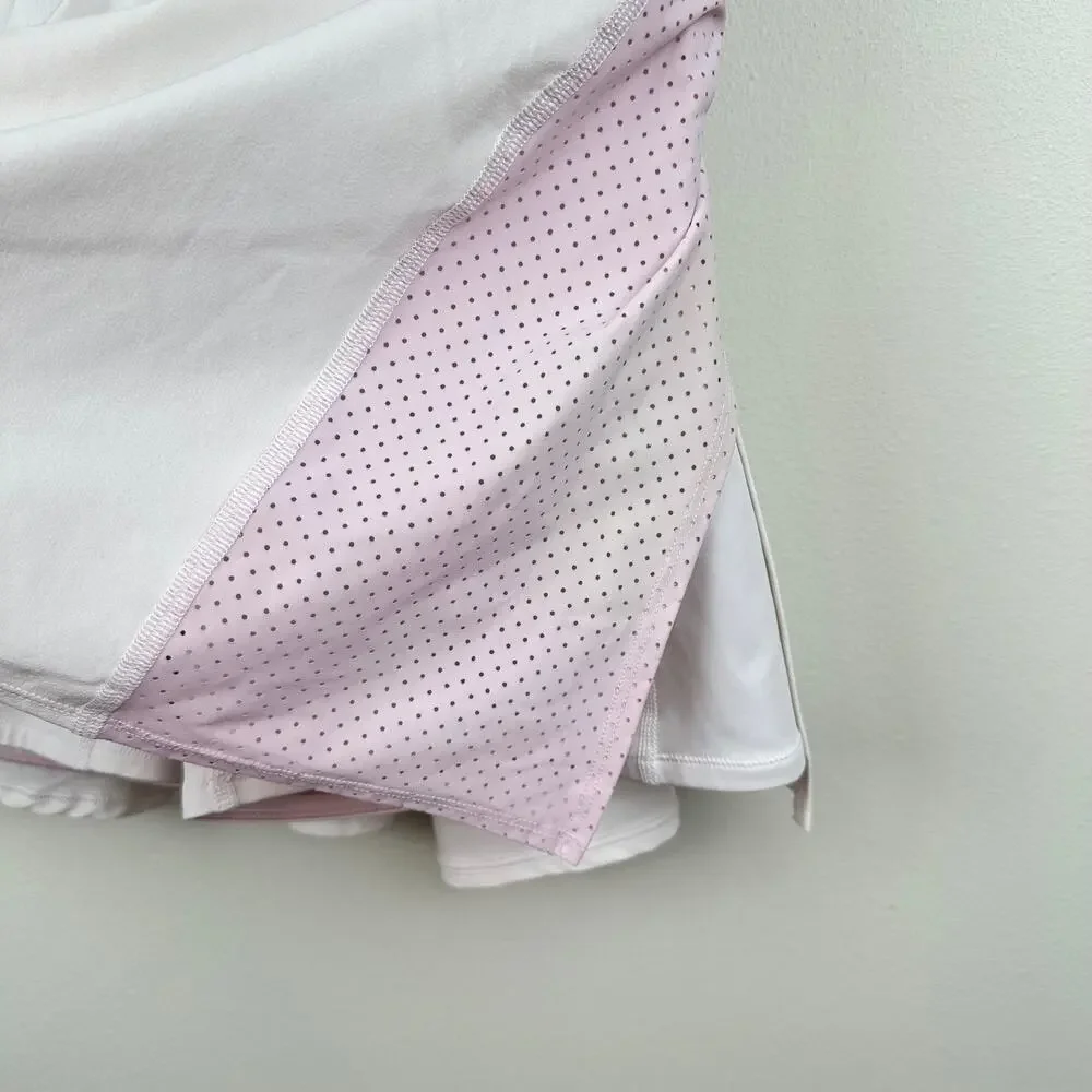 SPANX Get Moving Skort Skirt Pale Pink XL Golf Tennis Pickleball Athleisure